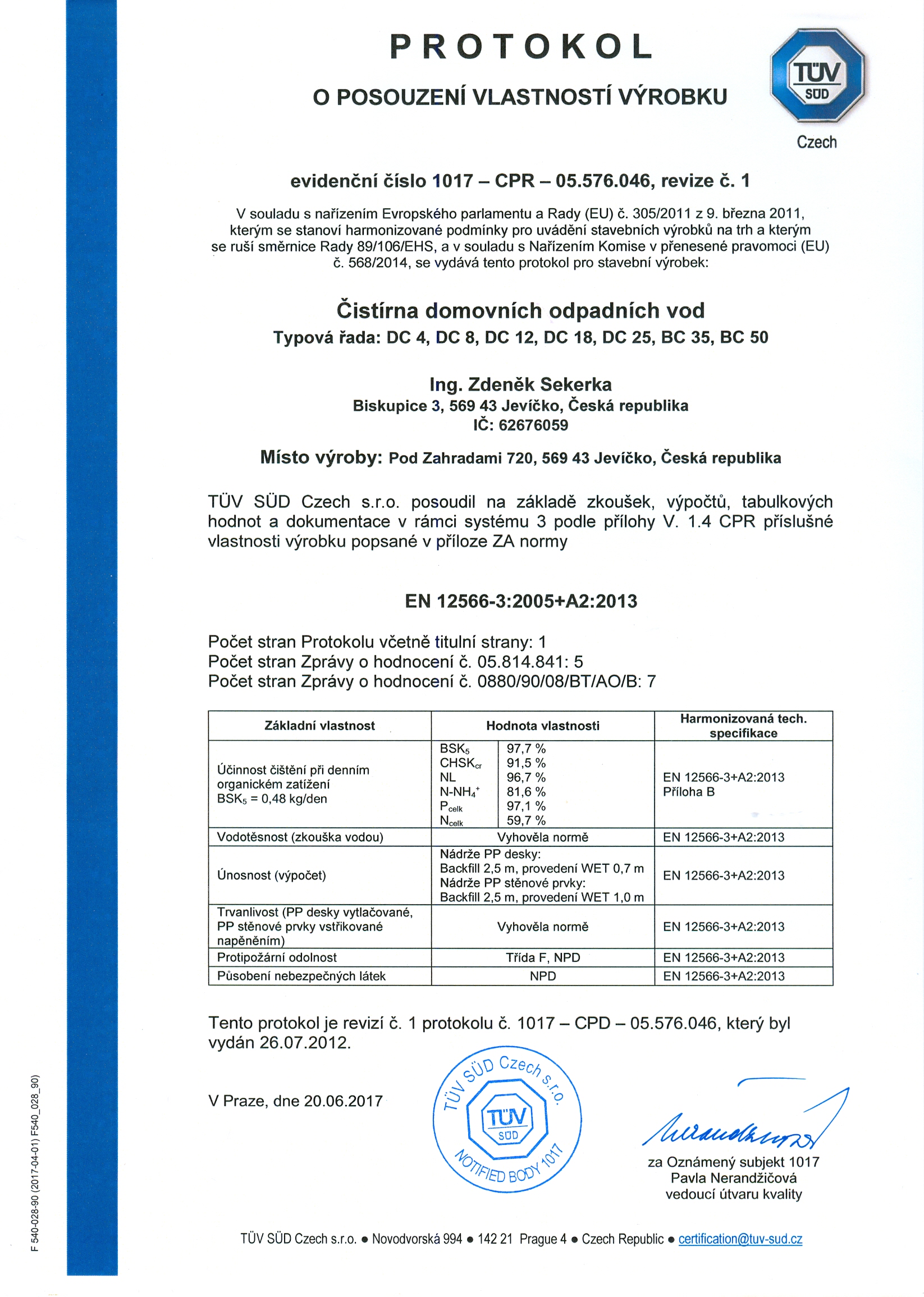 Certifikát